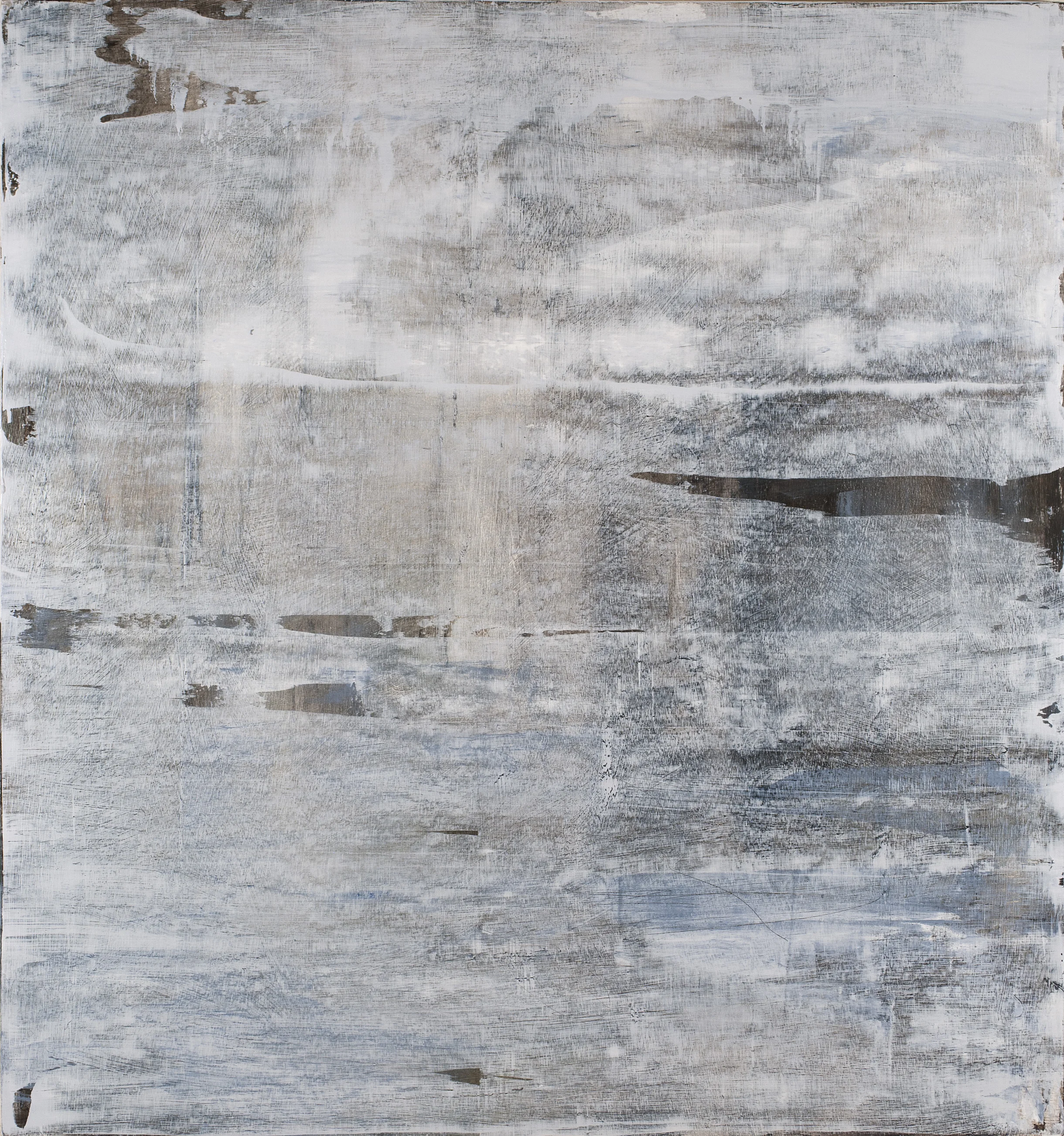  Burnished Reflection  2014  acrylic on panel  32" x 30" 