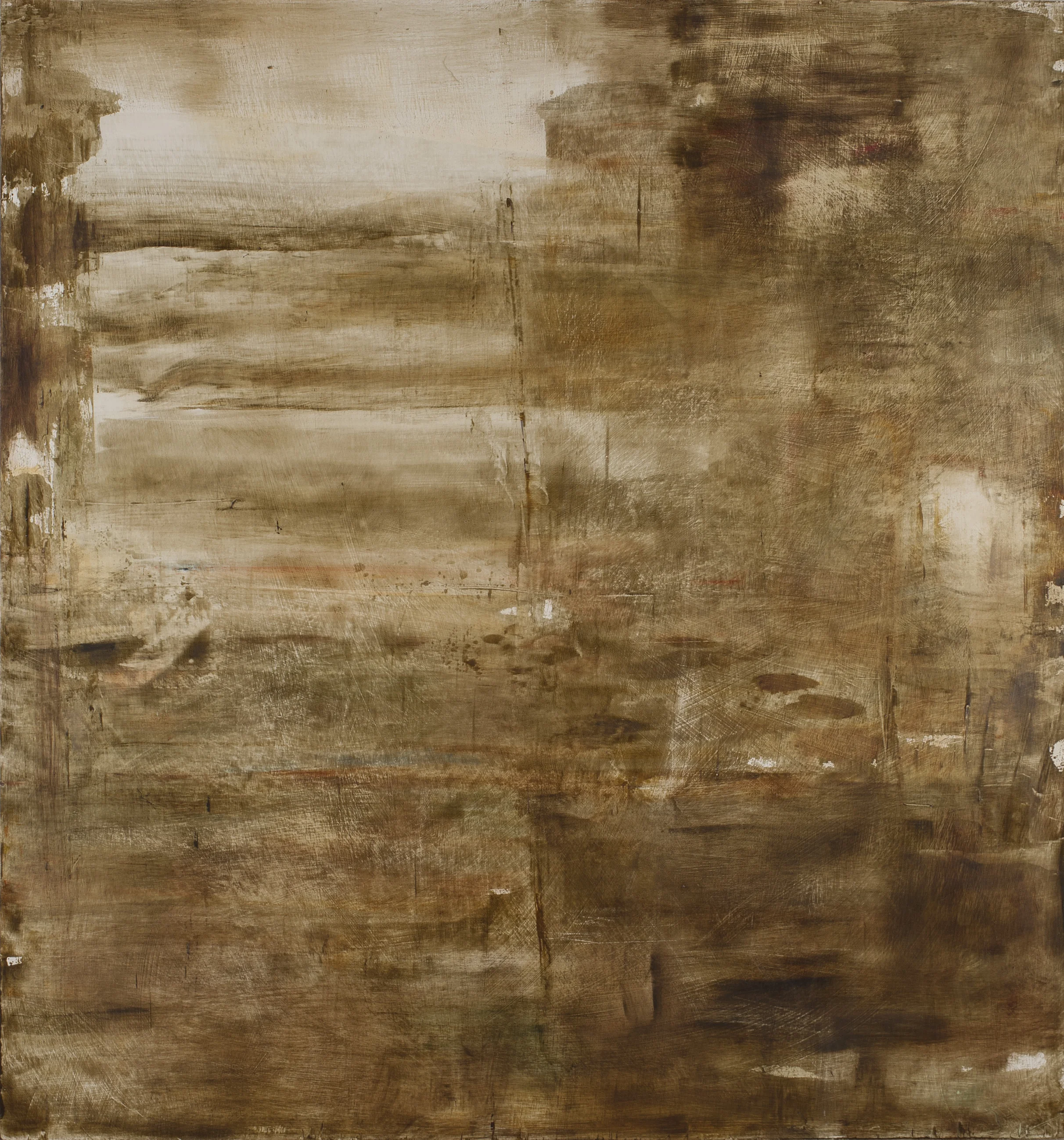  Erased Landscape&nbsp;  2013  oil on panel  32" x 30 