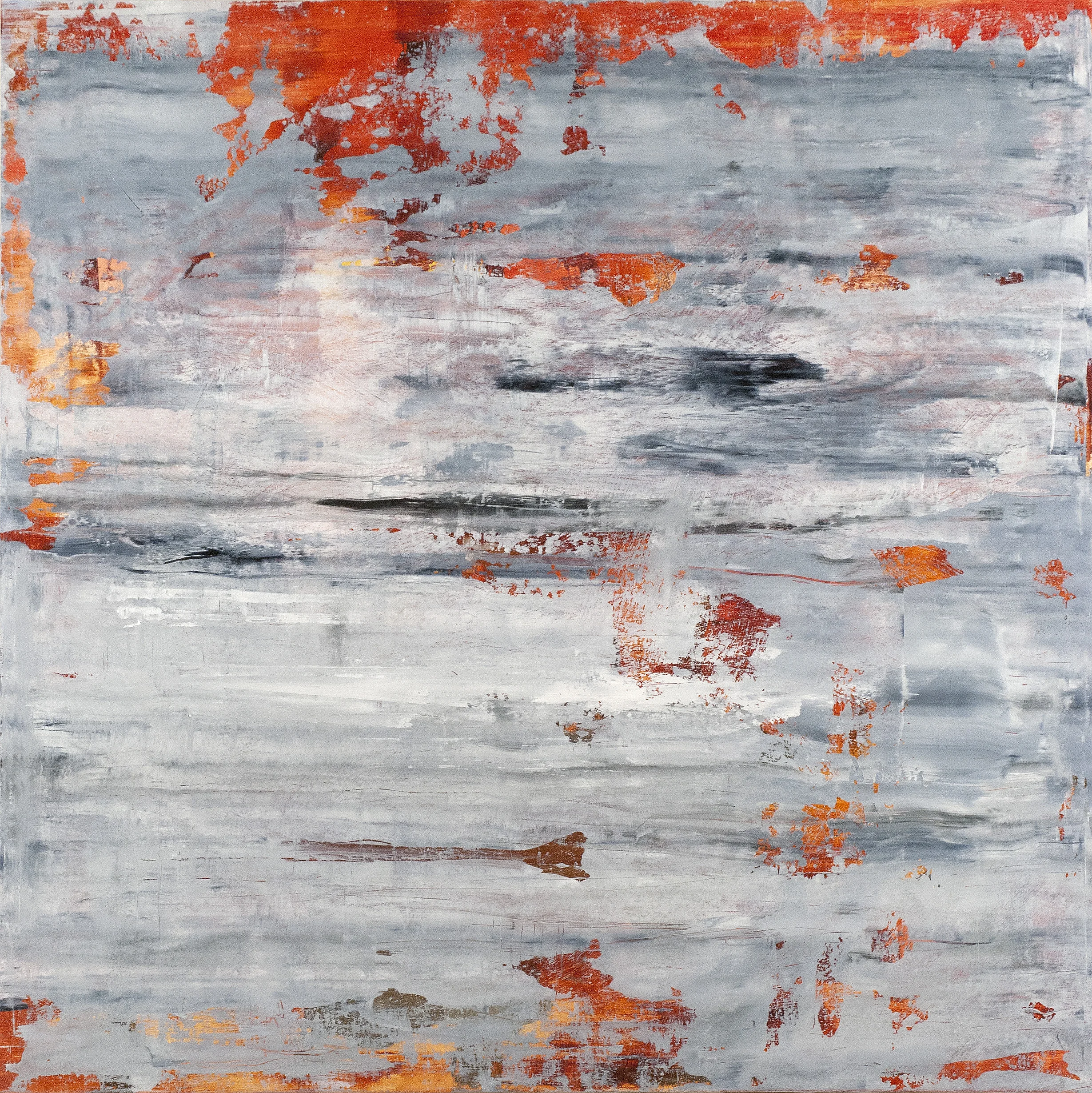  Fanta Orange  2014  oil on panel  36" x 36" 