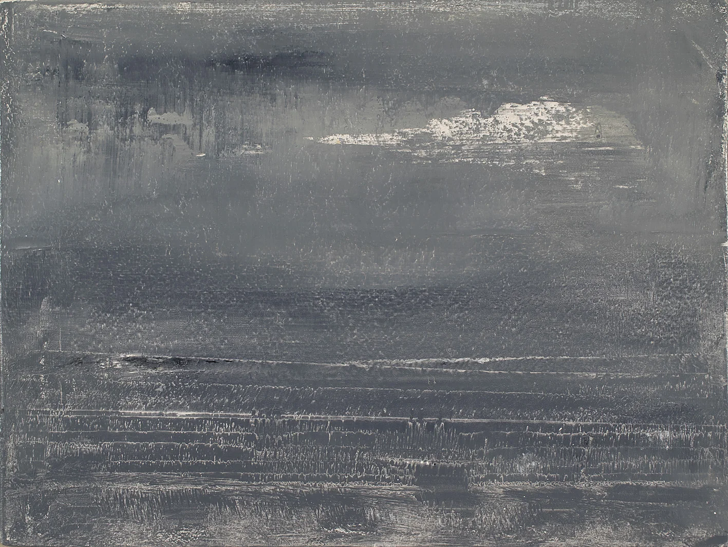  Etude – Gray Rain  2015  oil on panel  9" x 12"       