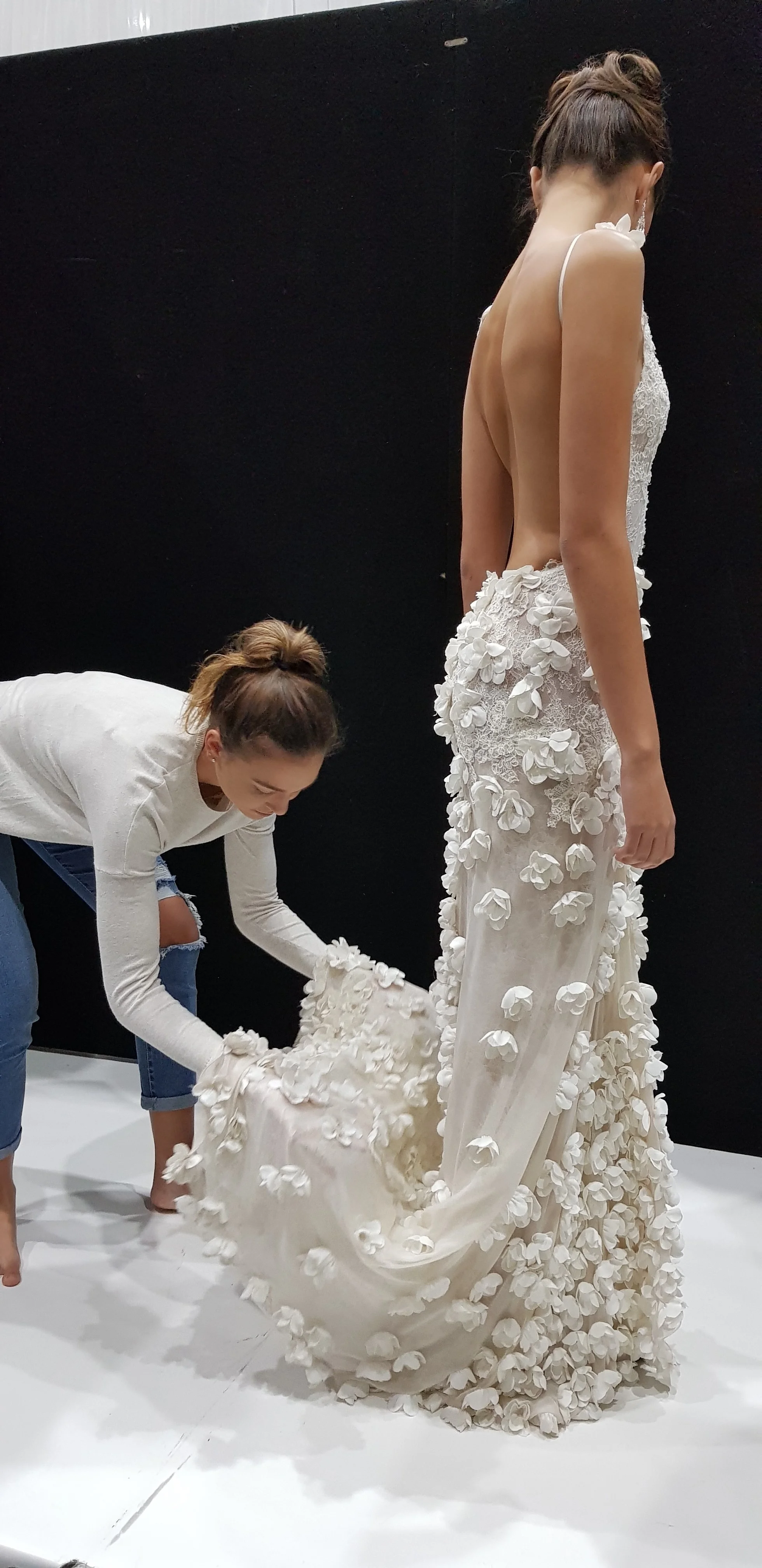Tamblyn Models back stage.