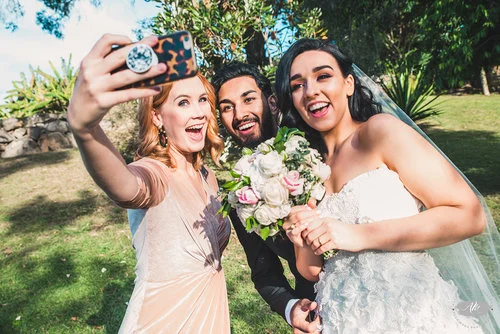 Just your regular selfie with the celebrant.