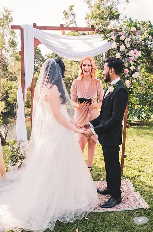 OMG, Hannah the celebrant was hilarious!