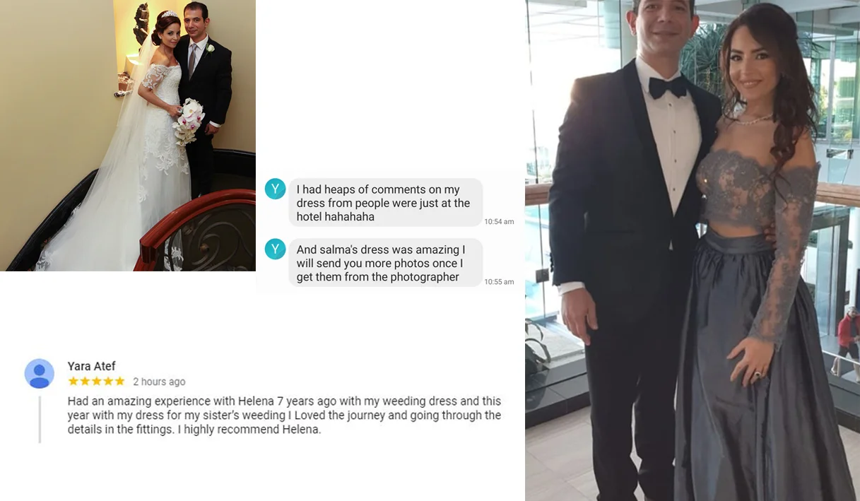 Yara Afet's Testimonial for Helena Couture Designs