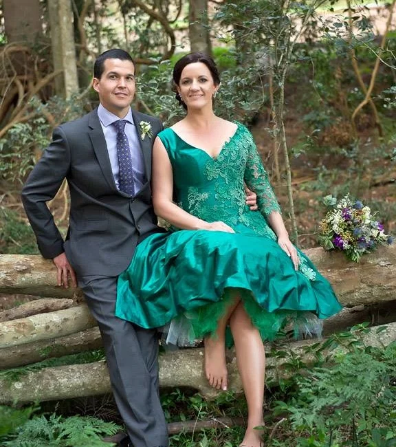 Tony & Lara Solyma! Bride Wearing Helena Couture Designs