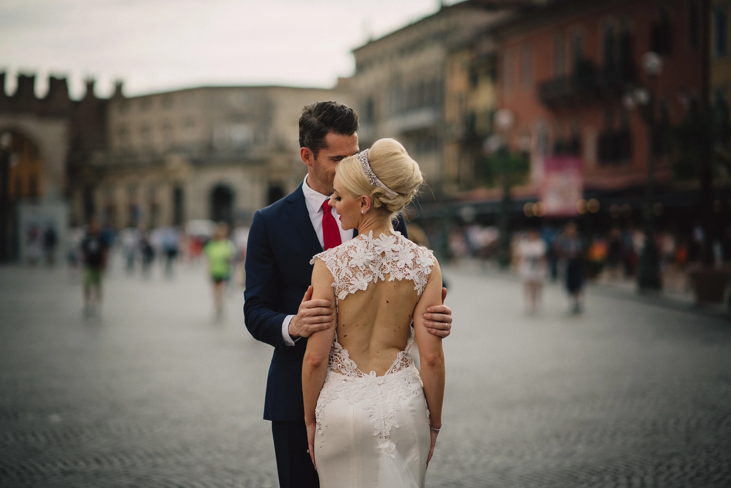 Elleina Andrews - Gorgeous Opened Back Wedding Dress - Helena Couture Designs