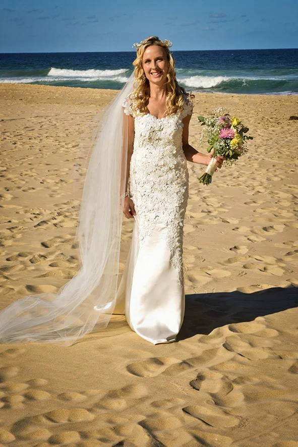 Erin Chapman - Real Bride Wearing Helena Couture Designs