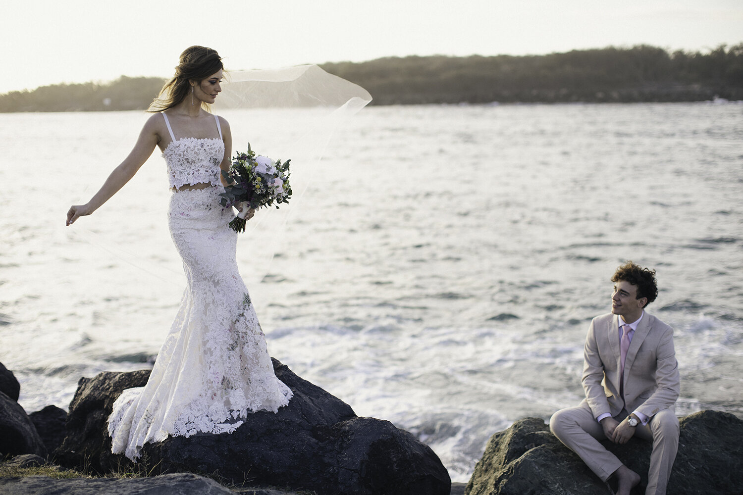 Lux Boho Beach Elopement Styled Photoshoot