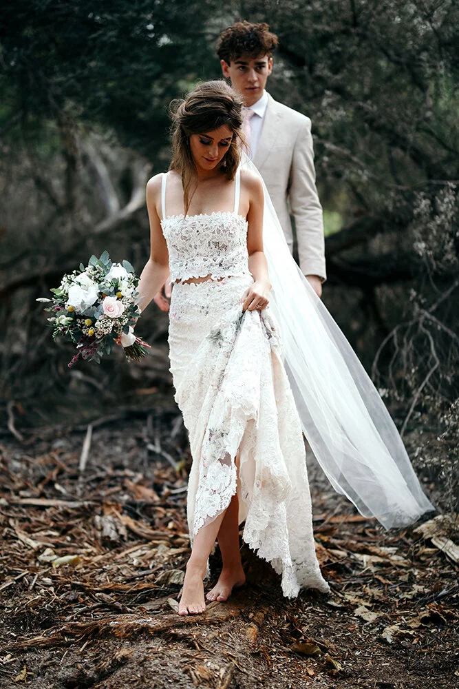 bohemian couture wedding dresses