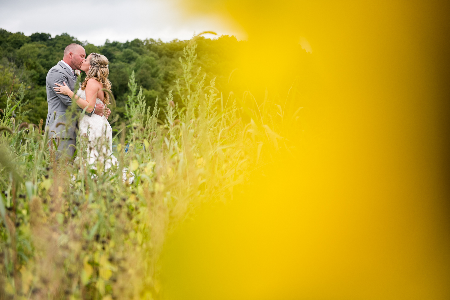 bride and groom portrait