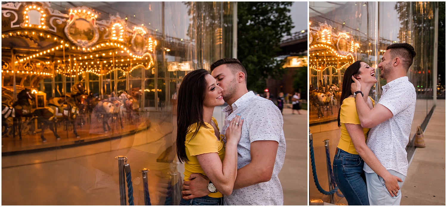 couple kissing