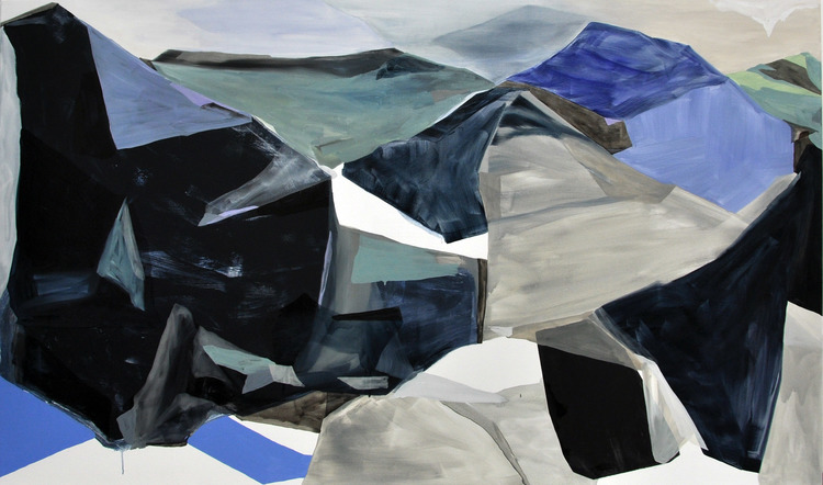 Always Different, Acrylic and Oil on Canvas, 105 x 176 cm