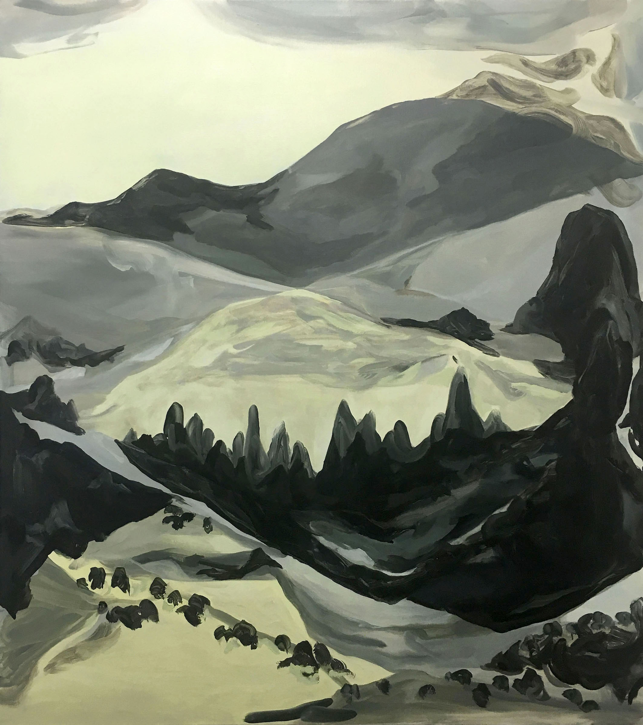 Something That Isn't There (Light and Shadow), Oil on Linen, 150 x 110cm