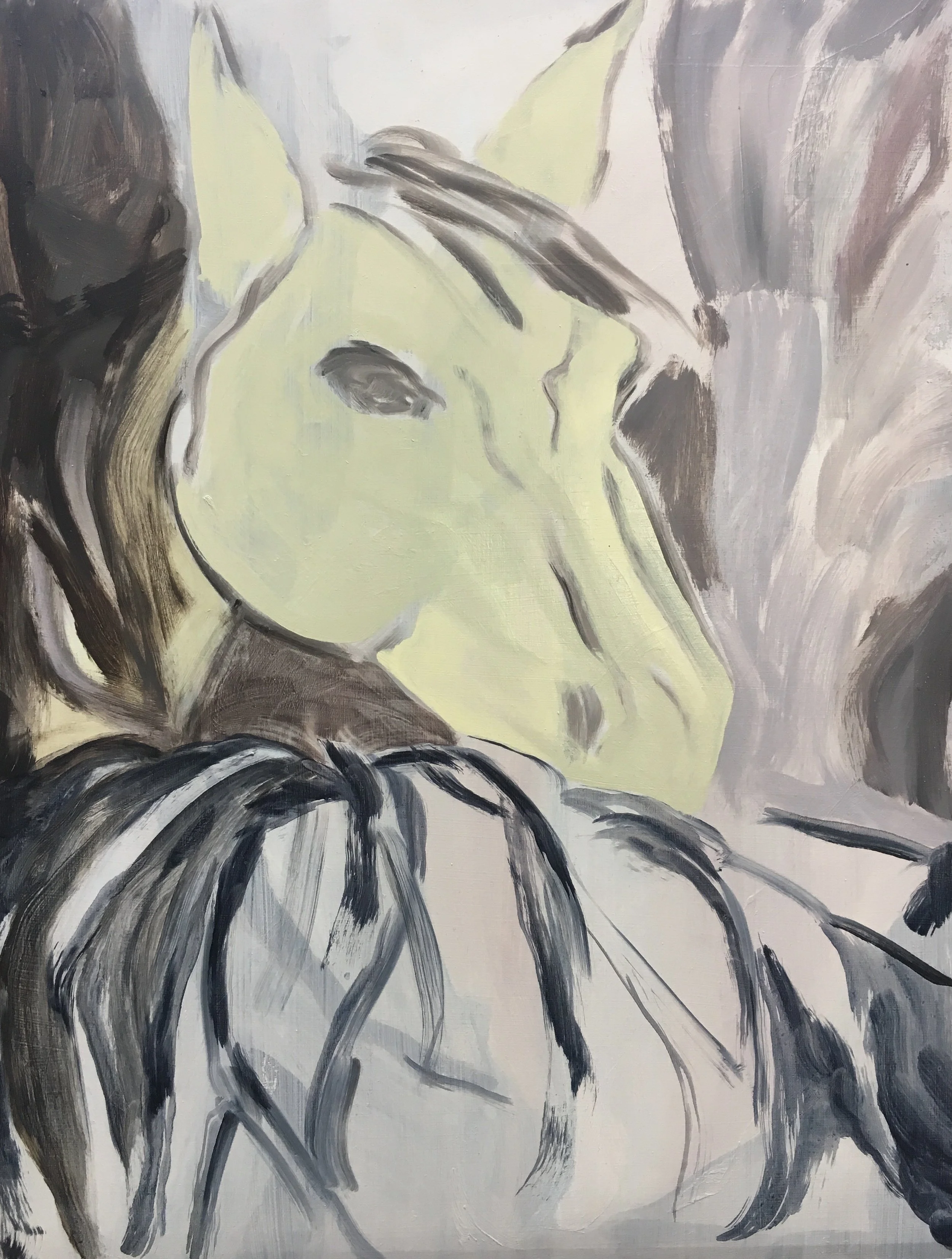 Untitled, Oil on Board 30 x 40 cm