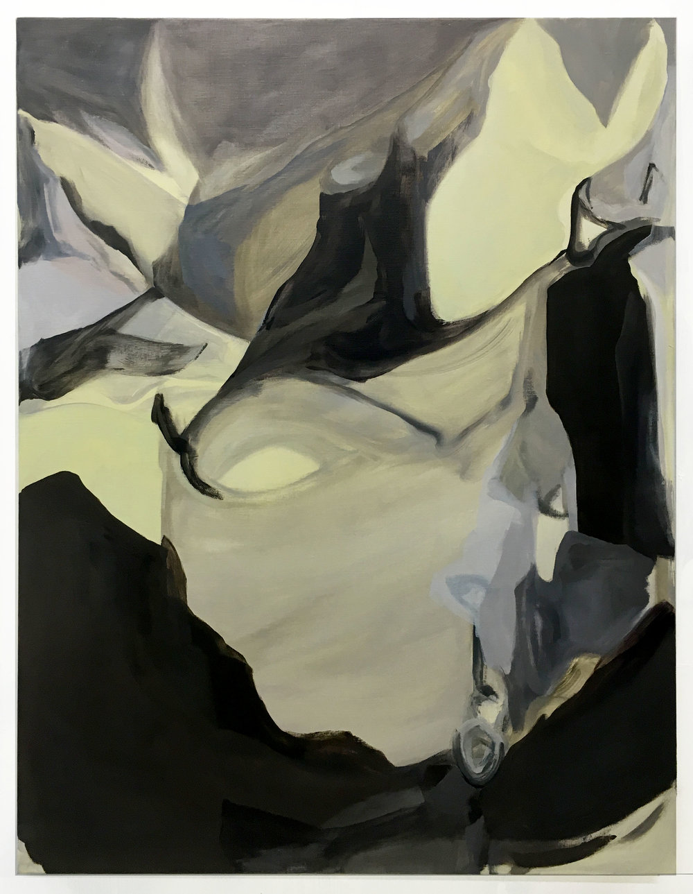 What Happened Here, Oil on Linen, 2017 102 x 76 cm