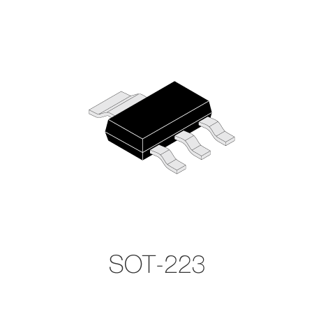 Lot 5 Thyristors BT168GW-CDI10 800V 1A SMD SOT223 - Composant Électronique