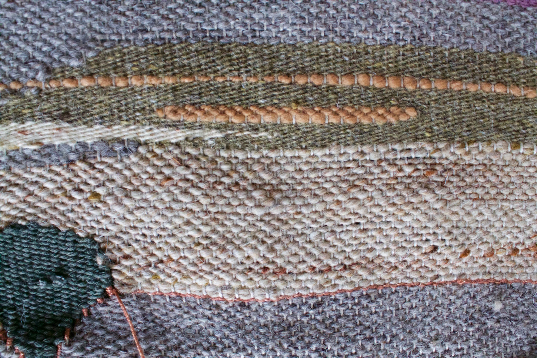 Nyssamtextiles Rug sample plain weave