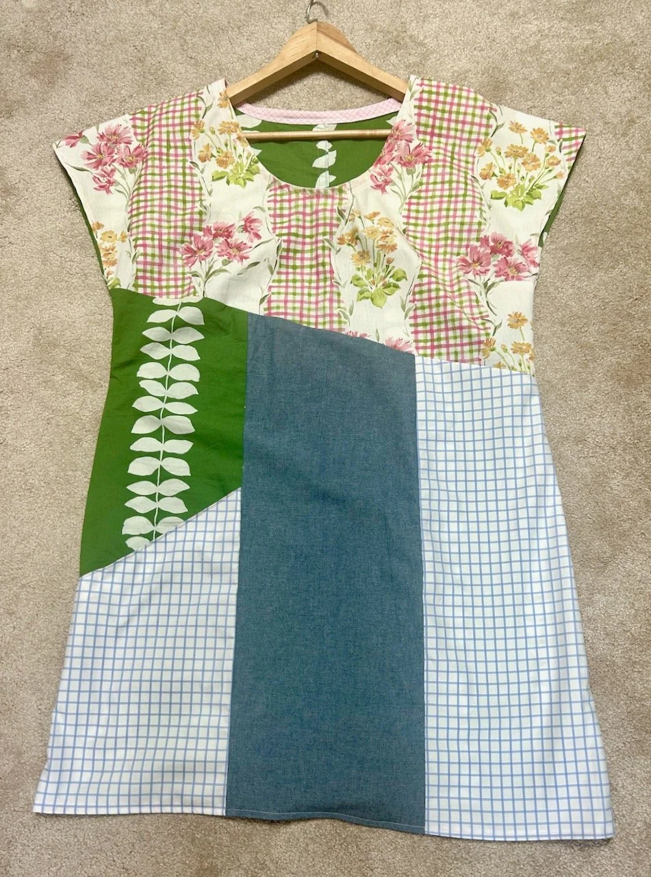 MY SEW DIFFERENT ‘ESSENTIAL DENIM DRESS’ - CLEARLY NOT DENIM