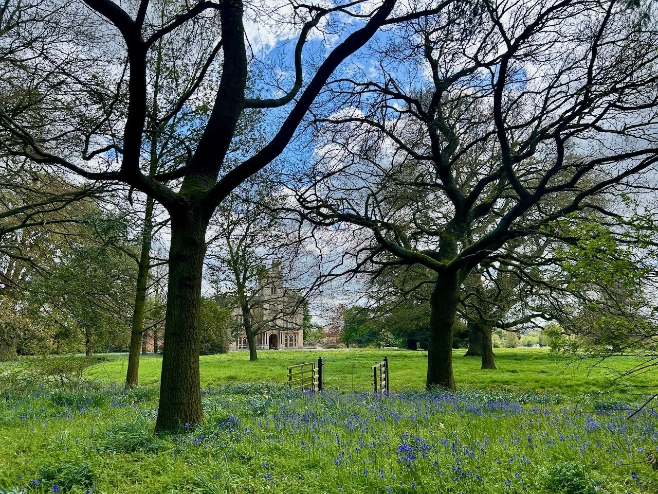 The grounds at Flintham Hall, Nottinghamshire