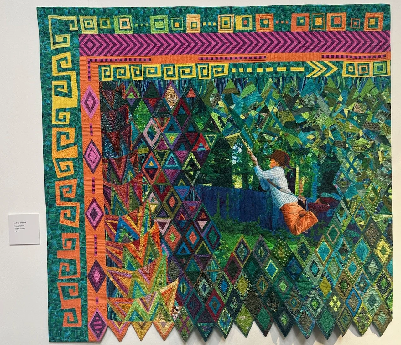 A BOY AND HIS IMAGINATION, DEB CASHATT - FESTIVAL OF QUILTS 2025