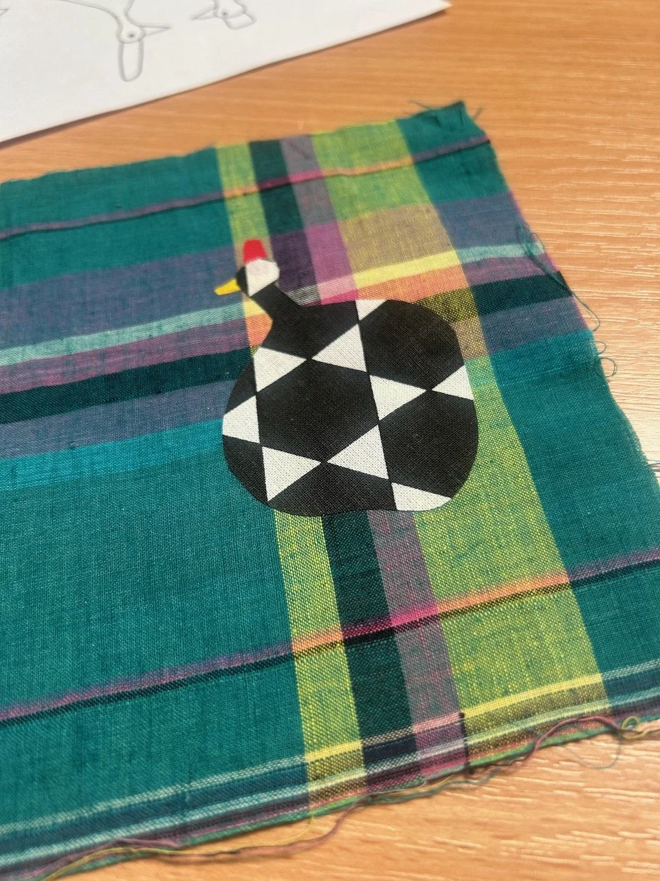 The sum of my effort at the workshop, but it's something I can easily finish at home (with time!)