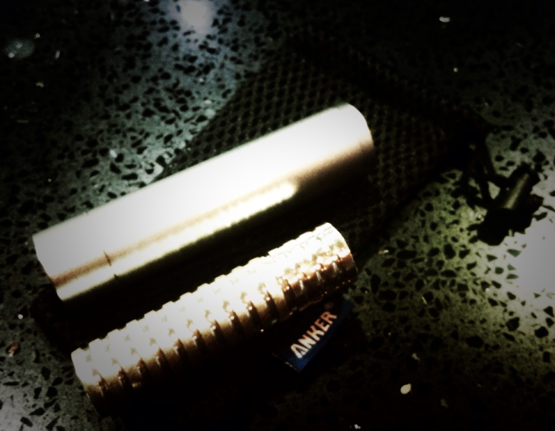 My lipstick is in the foreground