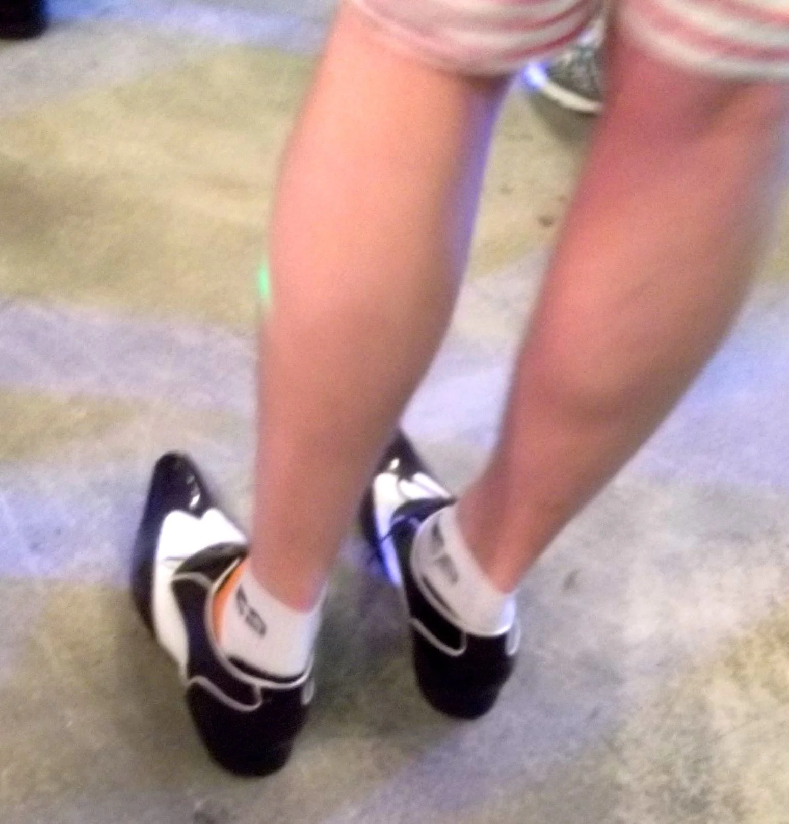 The best shoe-sock-shorts combo I saw