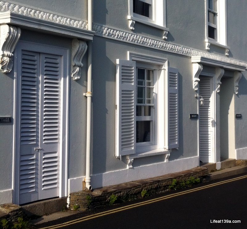 SHUTTERS AND ROPELIKE PLASTERWORK