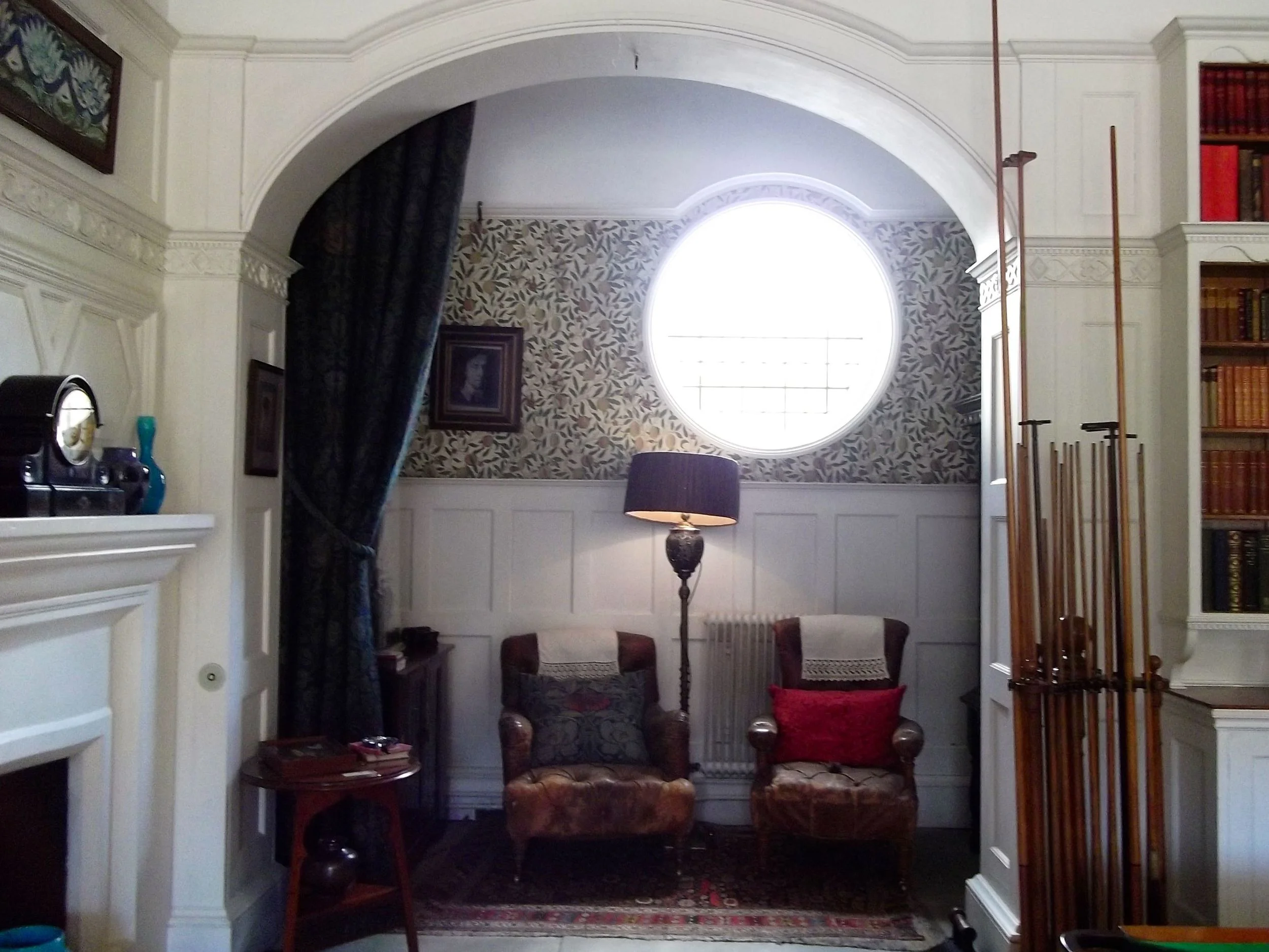 A COSY NOOK IN THE BILLIARD ROOM