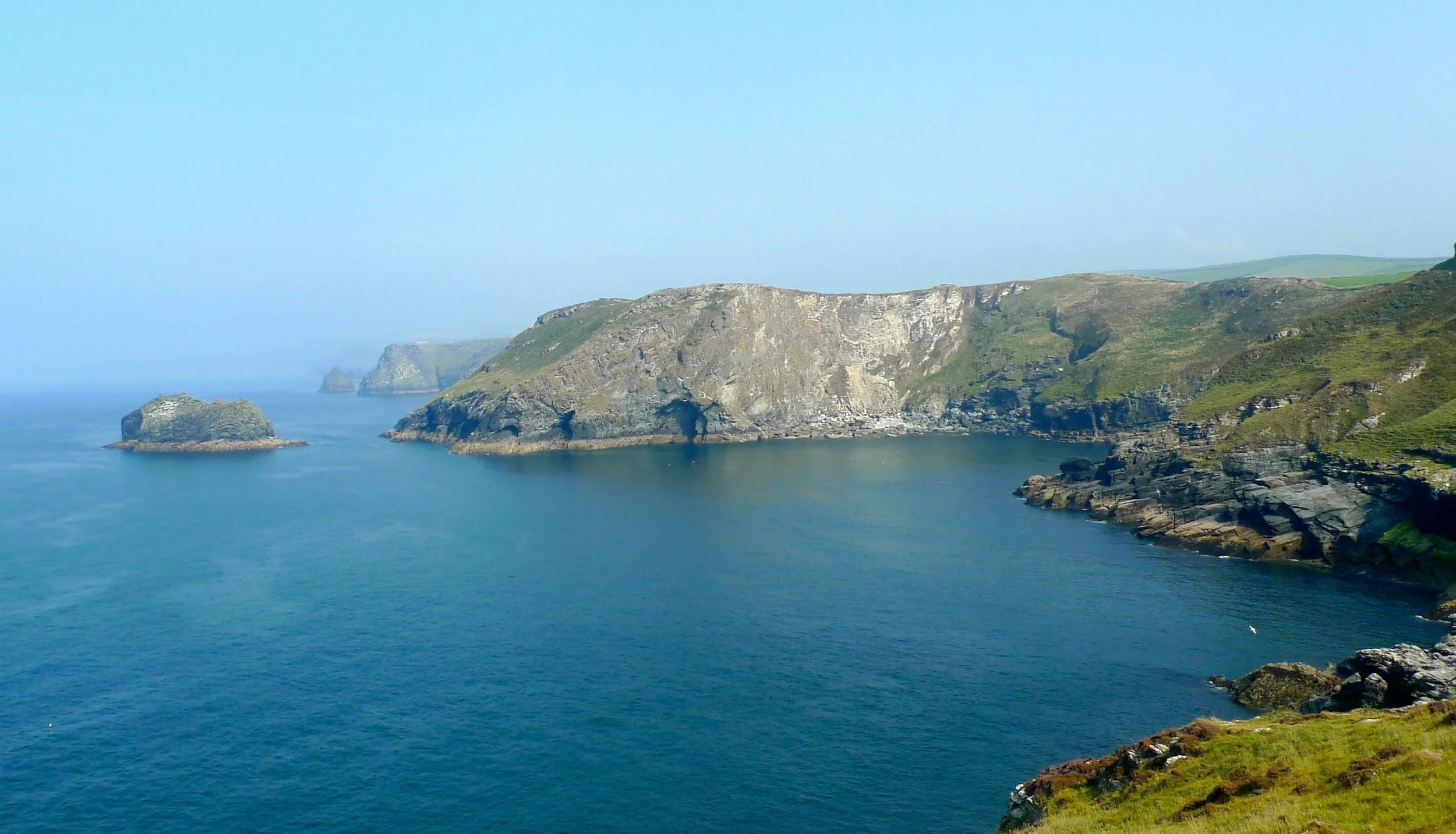 Cornish coastal views at Tintagel