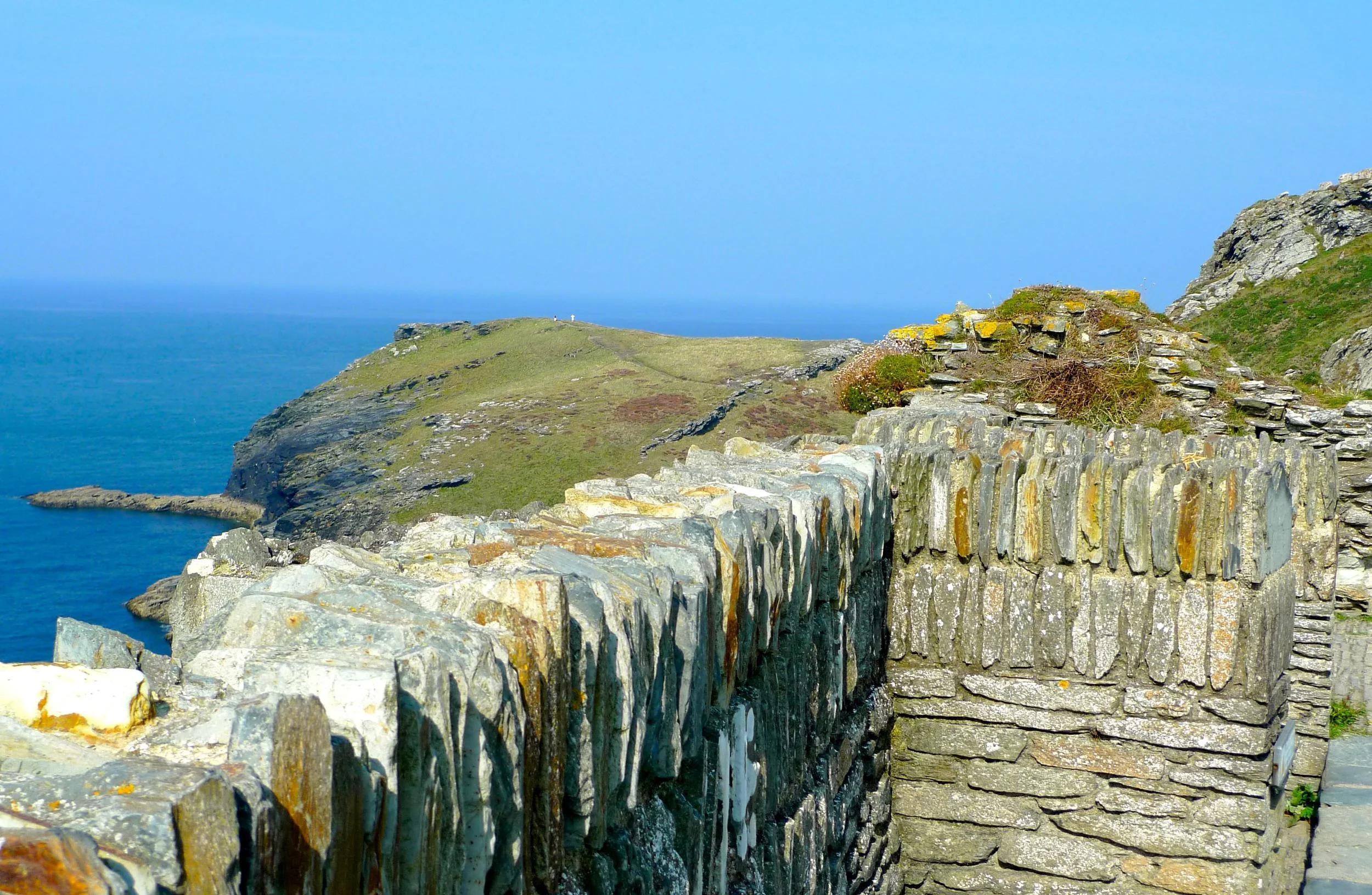 Medieval section of Tintagel Castle