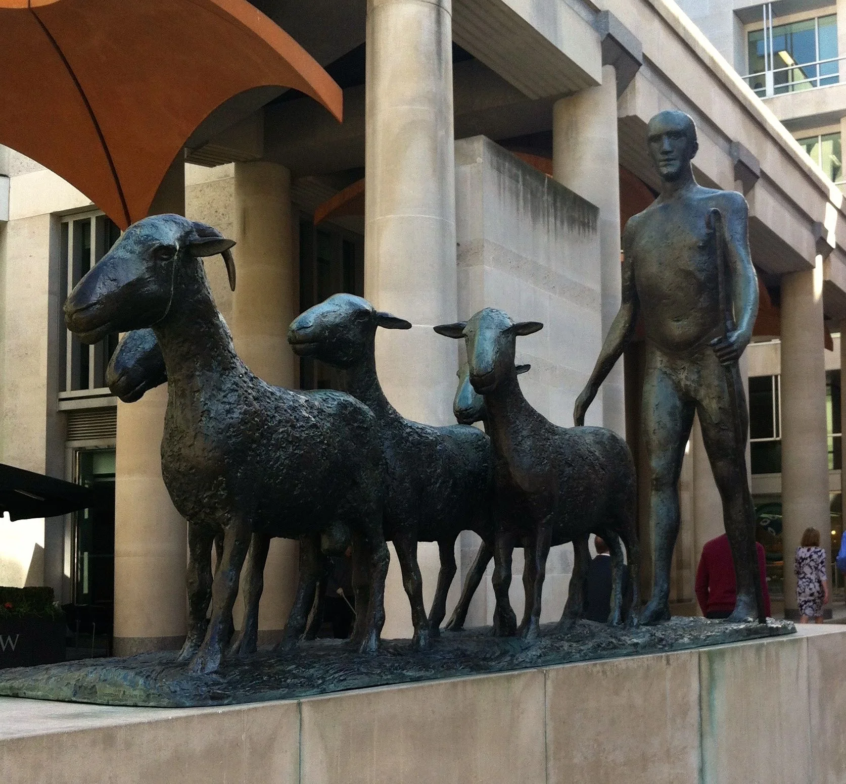 SHEPHERD AND SHEEP