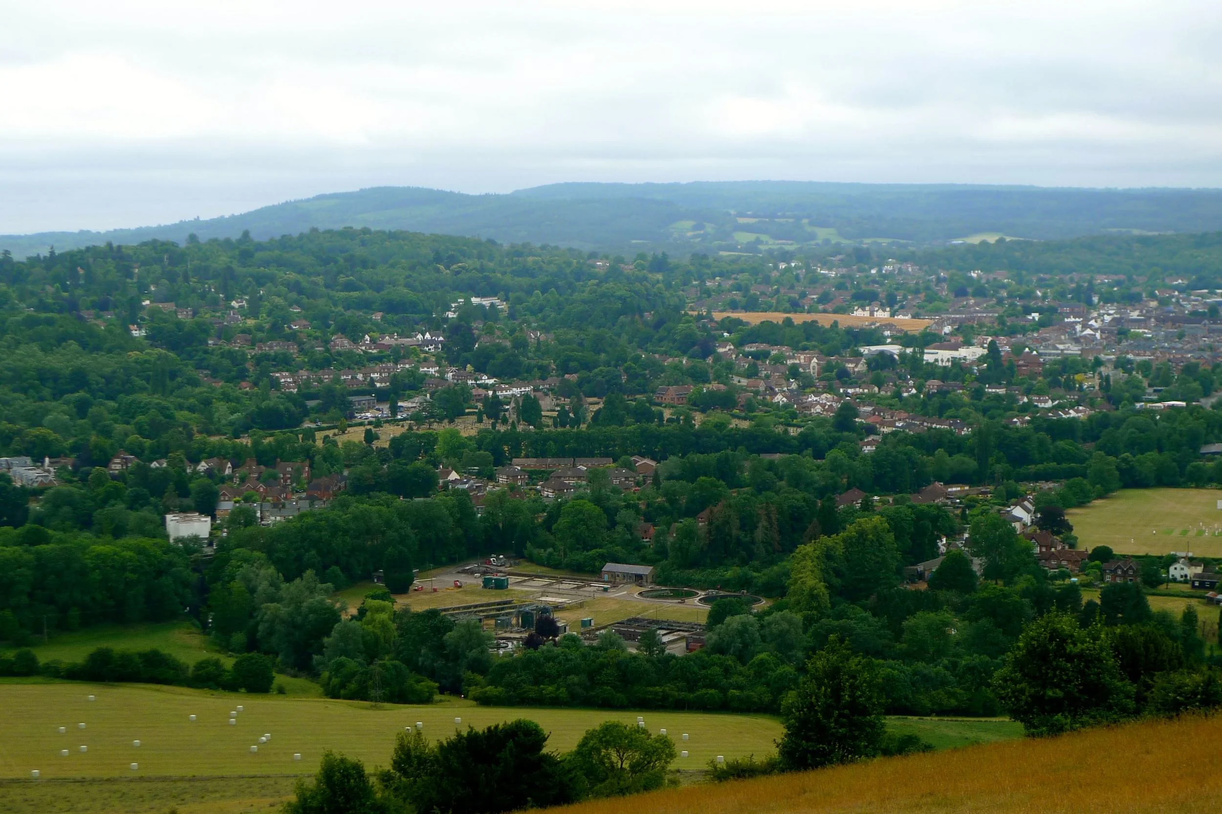 LEITH HILL, SIX MILES IN THE DISTANCE