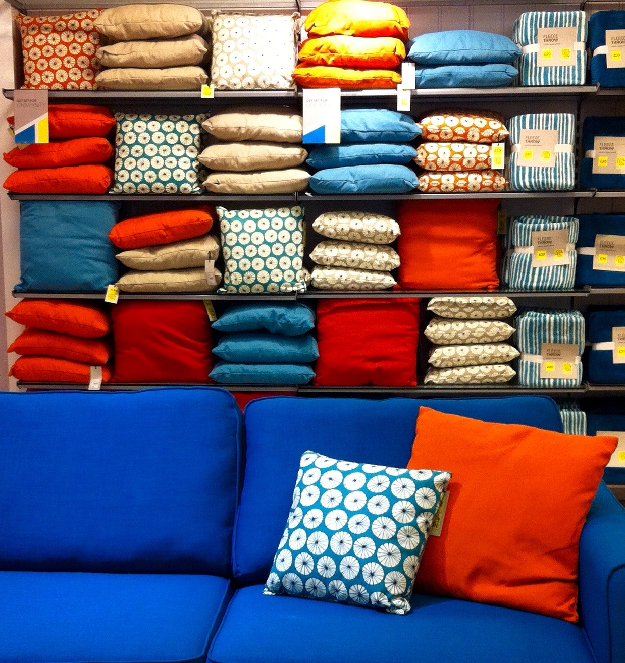 CUSHIONS IN DEBENHAMS