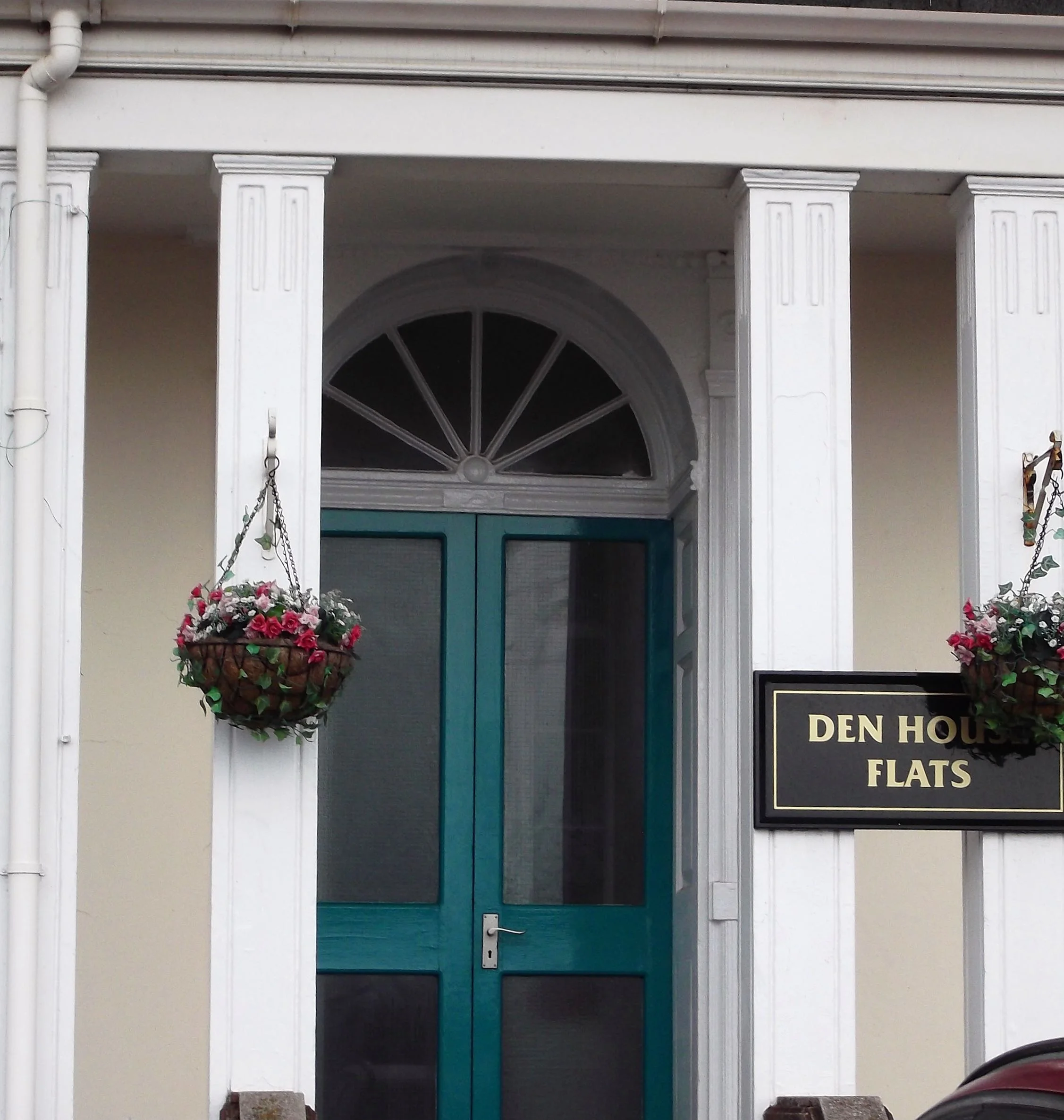 SOME WITH HANGING BASKETS