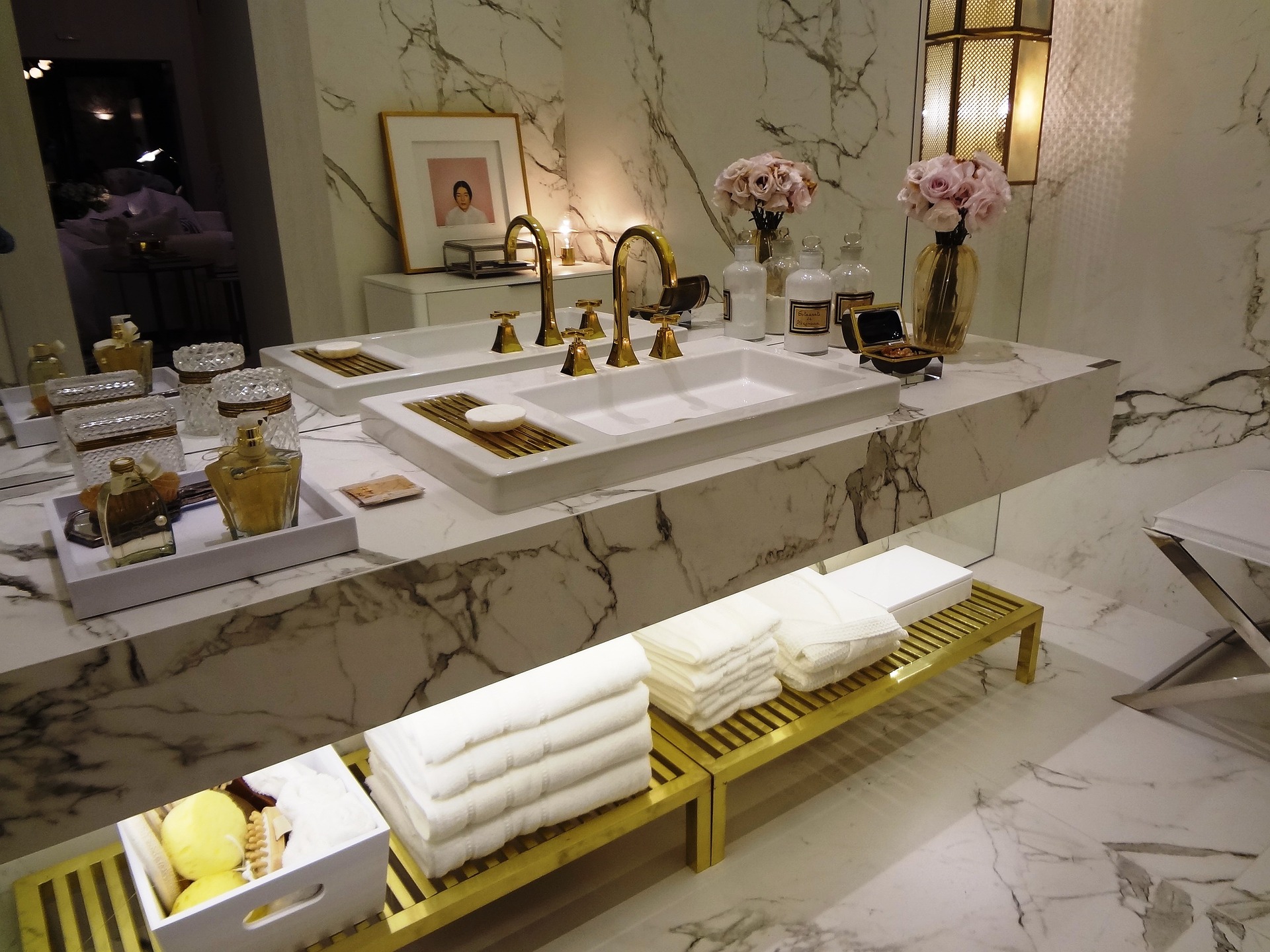 A MORE TRADITIONAL USE OF MARBLE, Image source: Pixabay