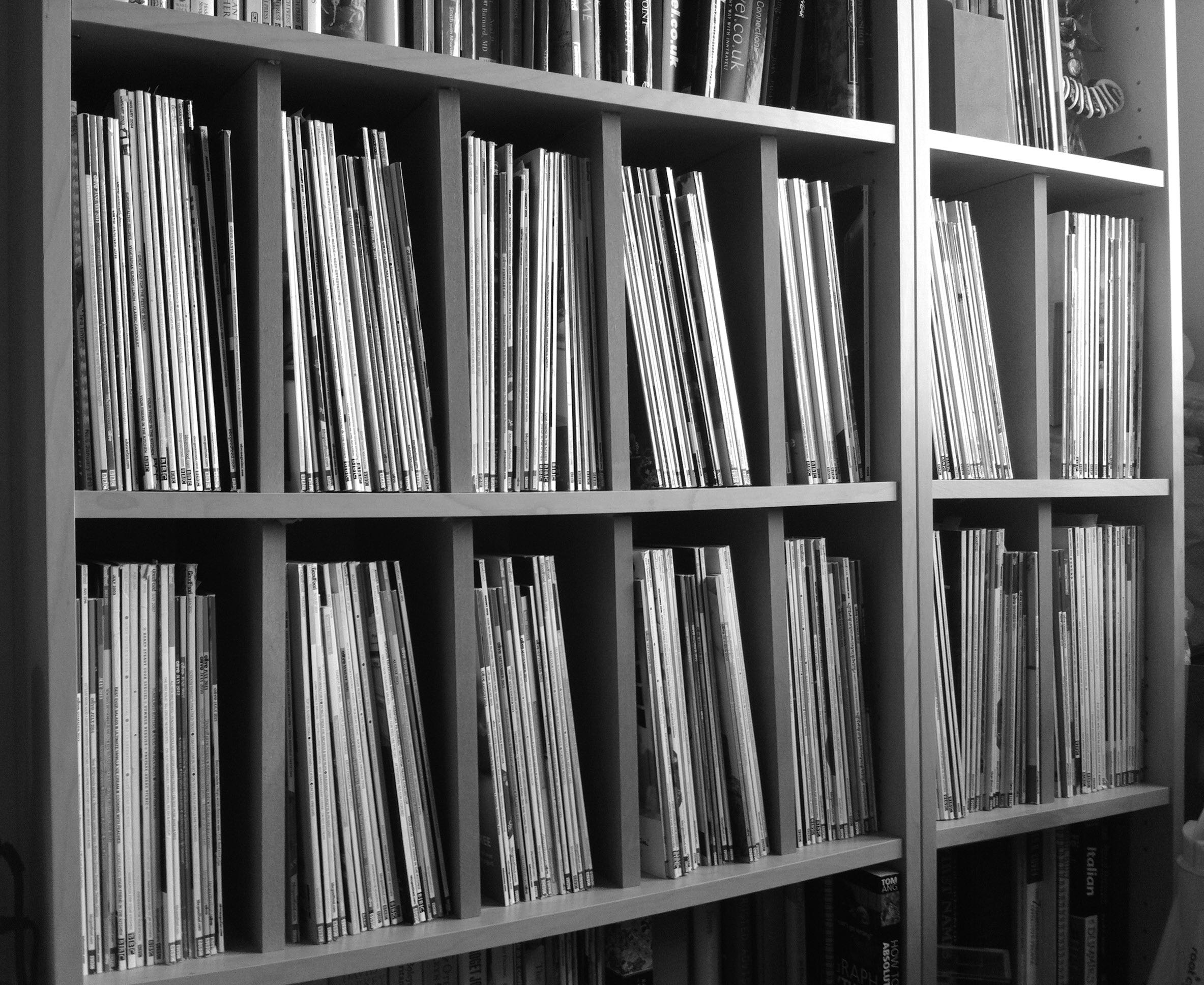 magazines back on the shelf