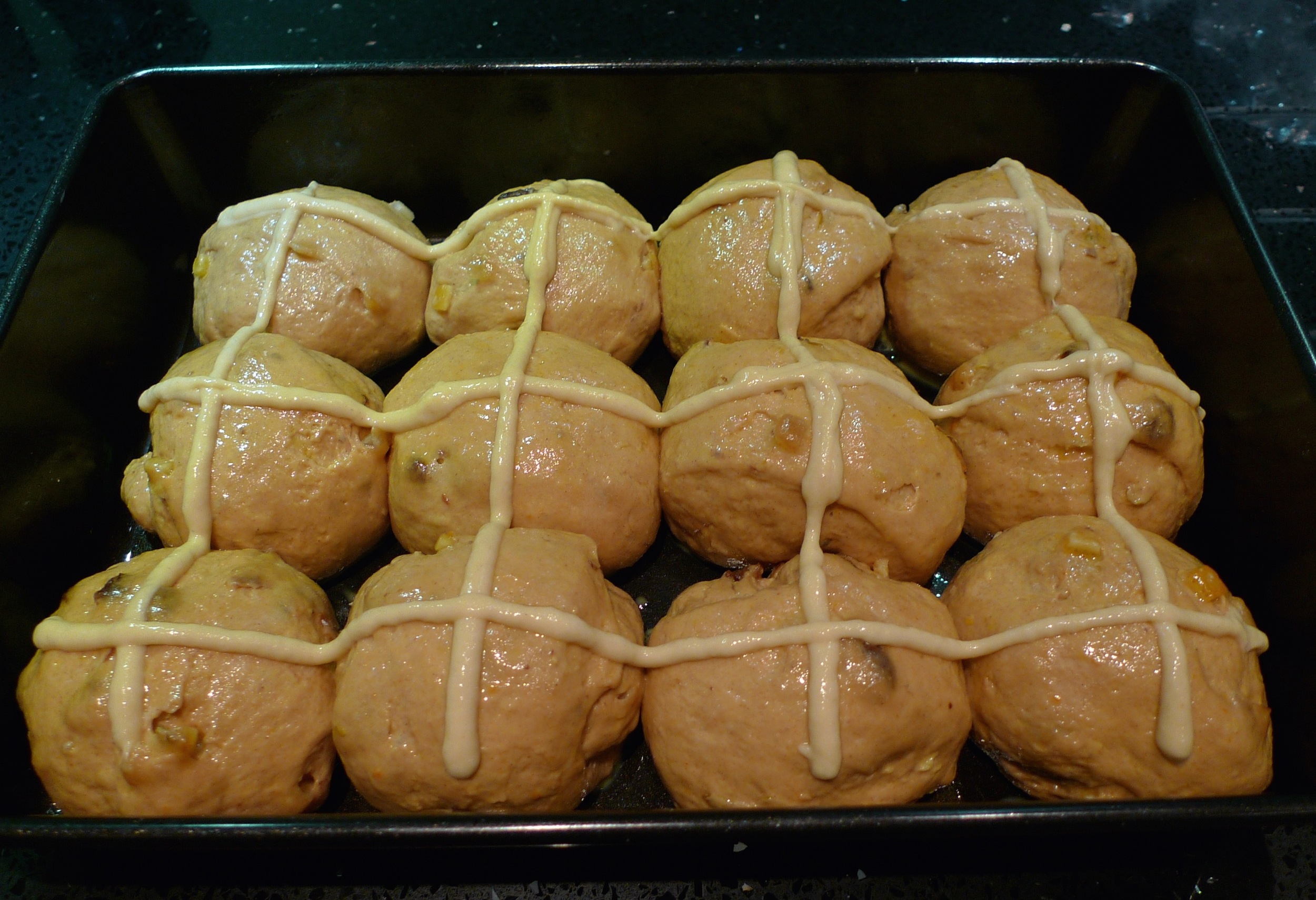 adding the crosses