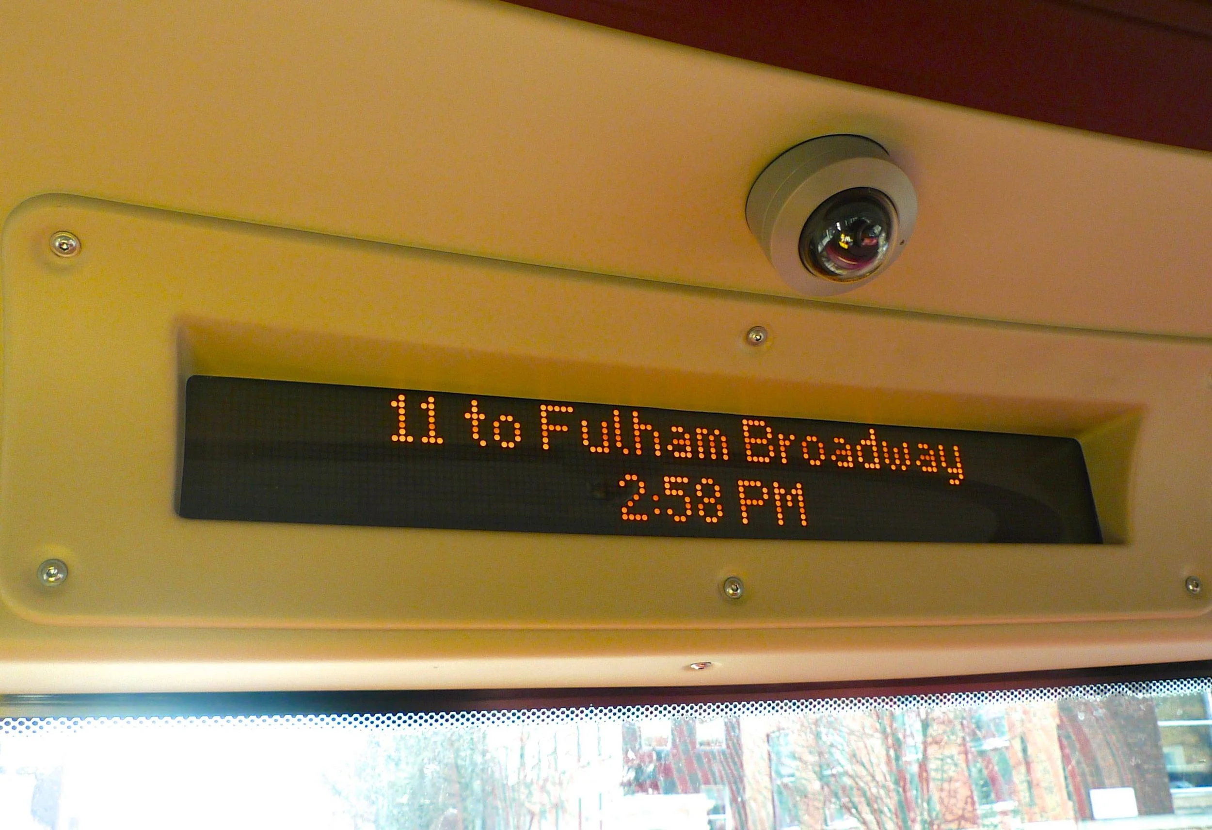 Route 11 to Fulham Broadway