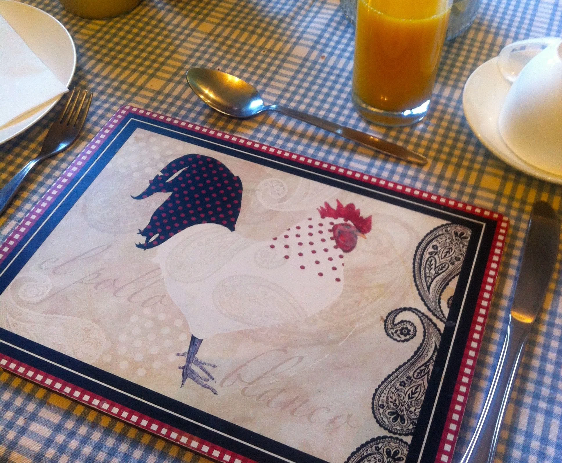 IN THE BREAKFAST ROOM