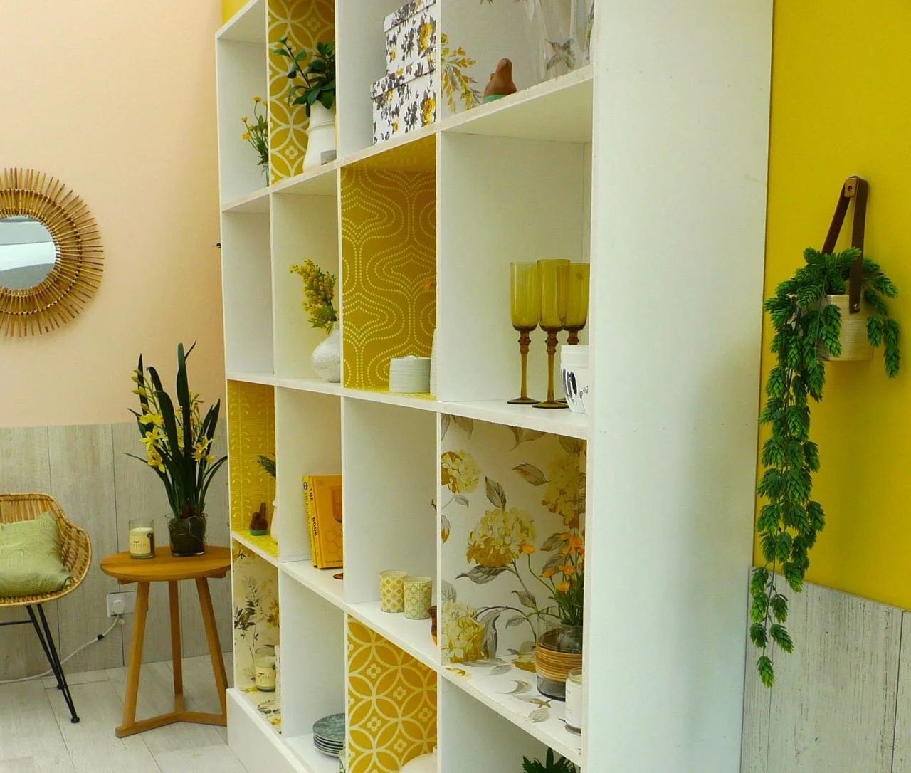a glimpse of the storage units