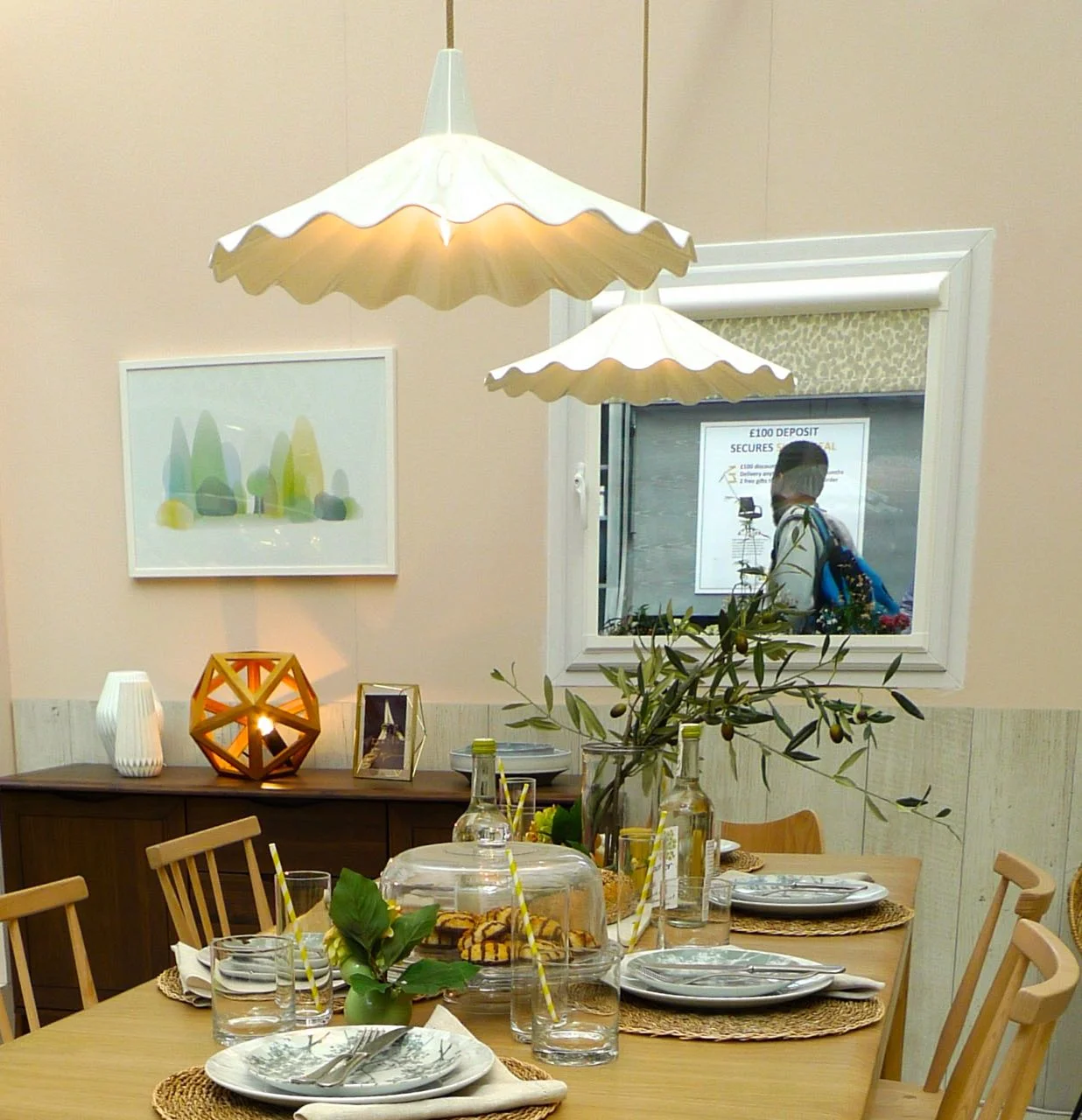 a meadow dining room