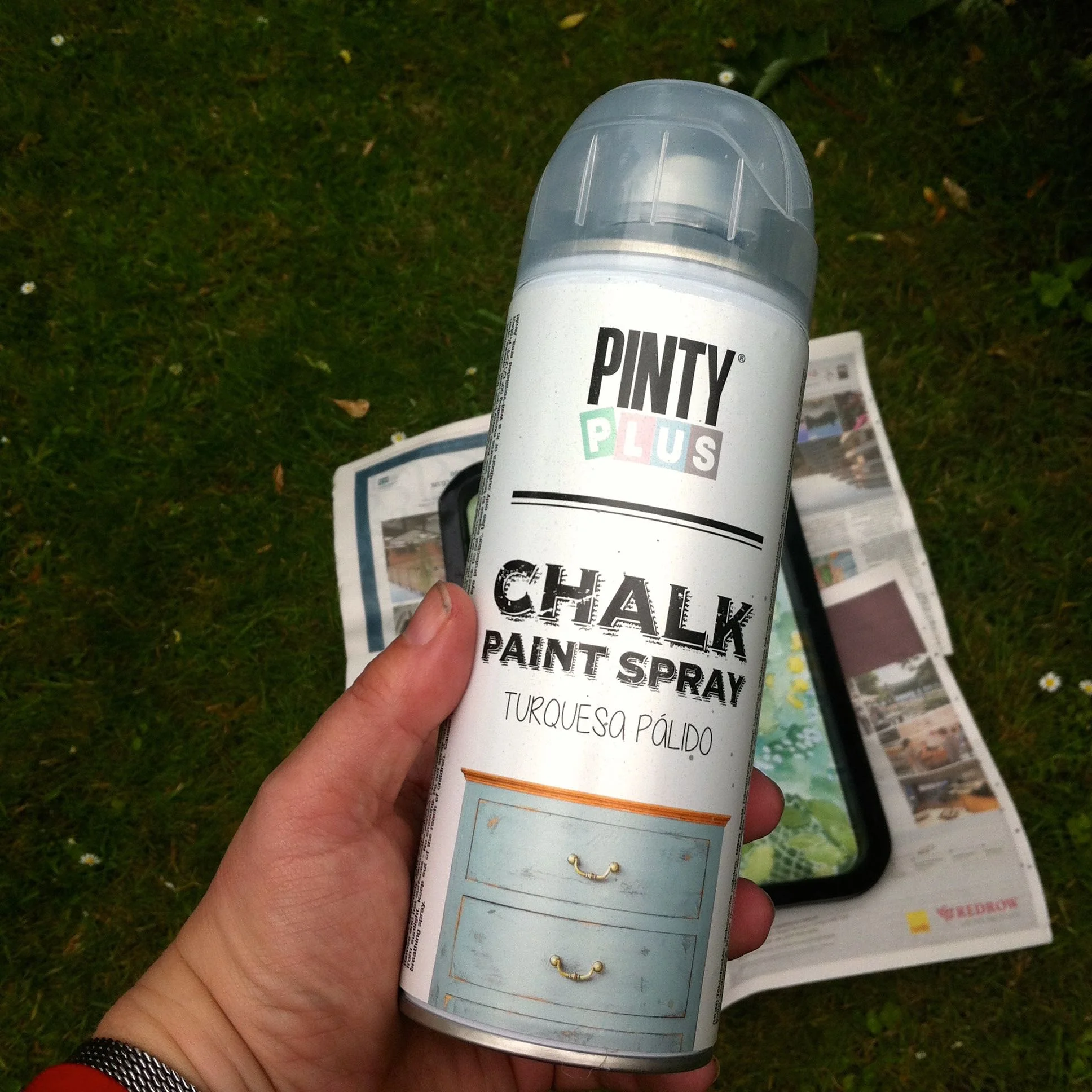 Pinty Plus Chalk Paint Spray Light Turquoise