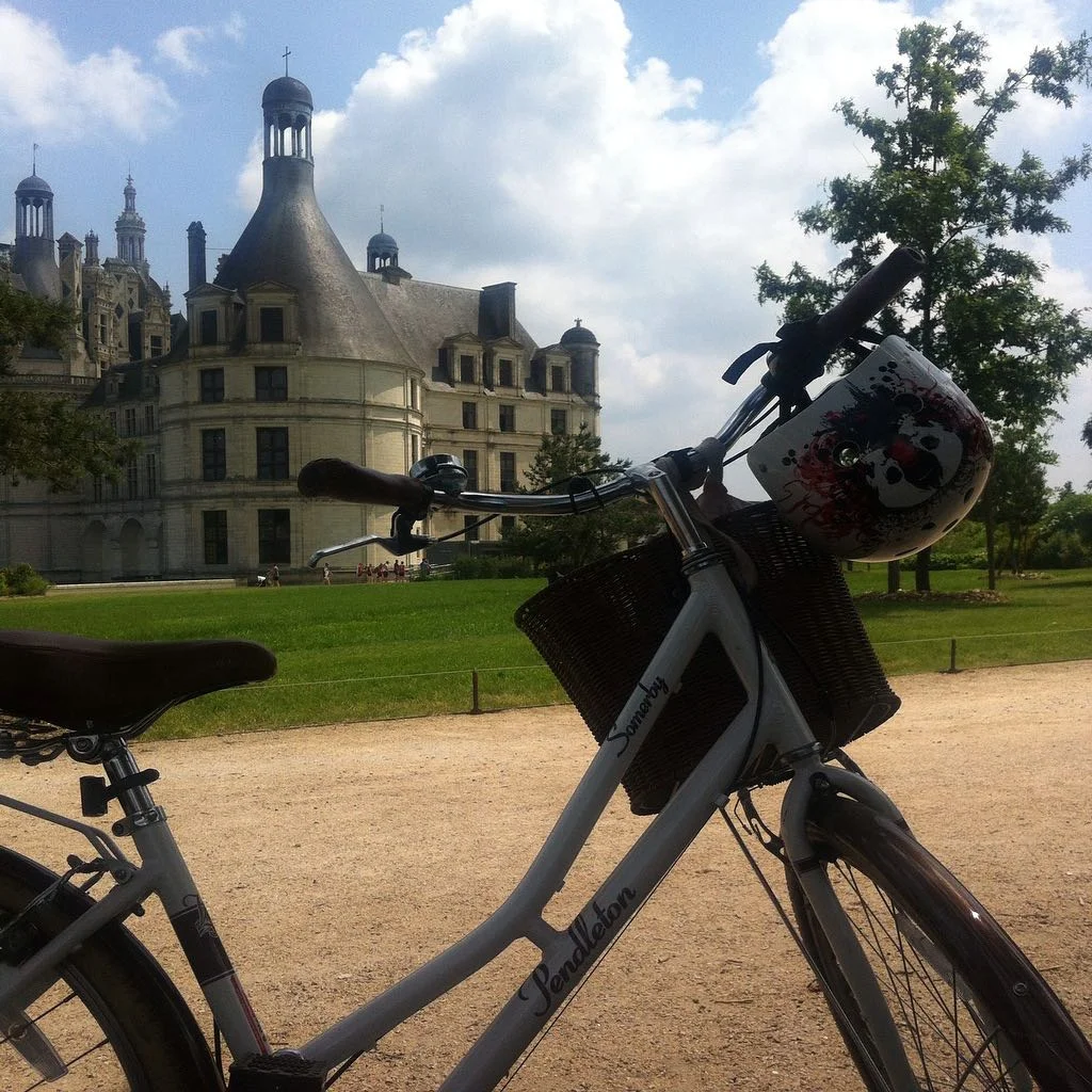 MY BIKE AND THE CHATEAU DE CHAMBORD