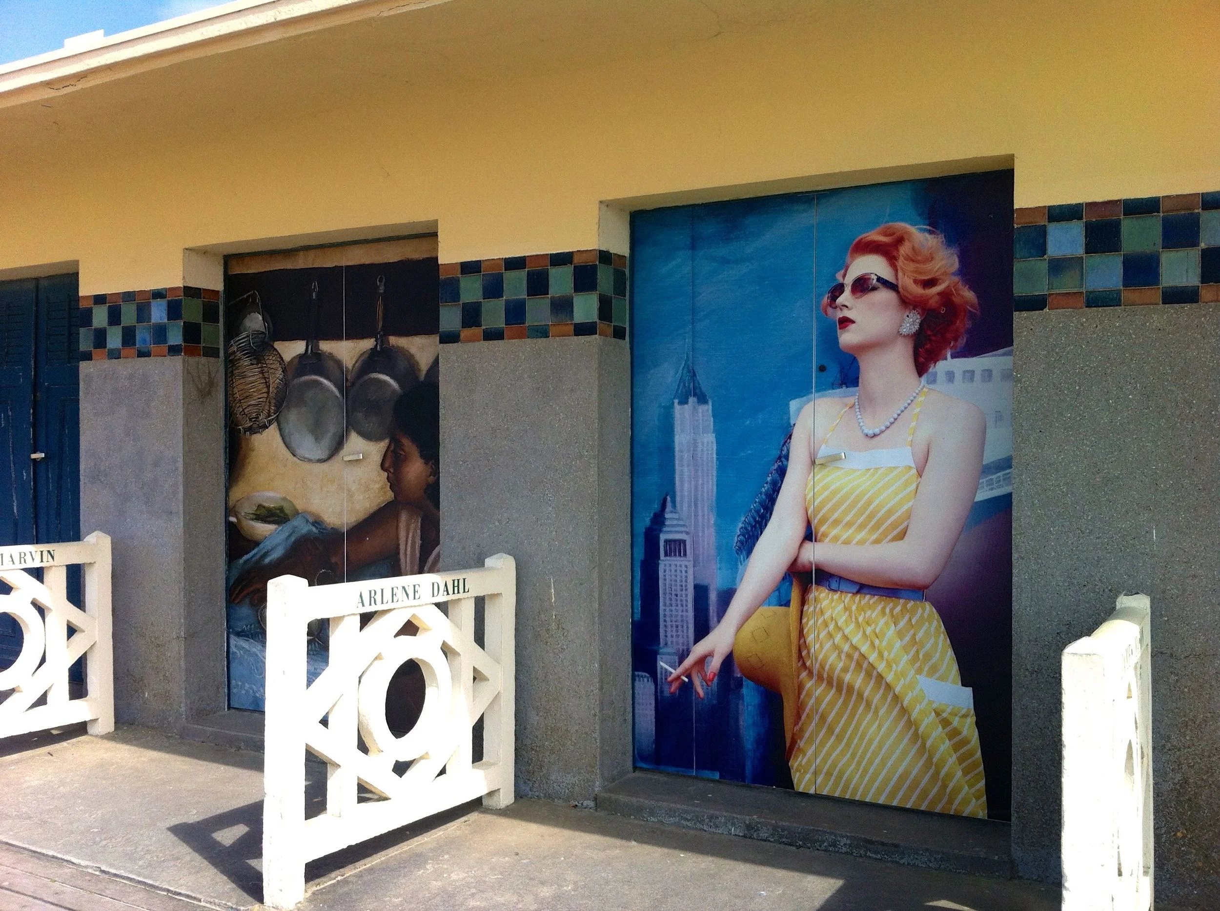 BEACH HUTS AT DEAUVILLE