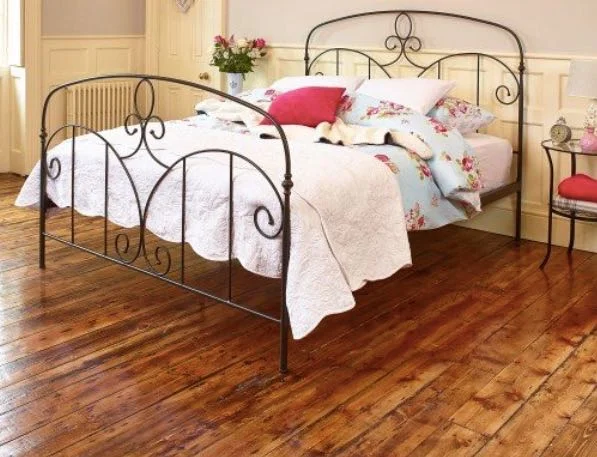 CORRINNE METAL BED FRAMEPhoto credit: Carpetright