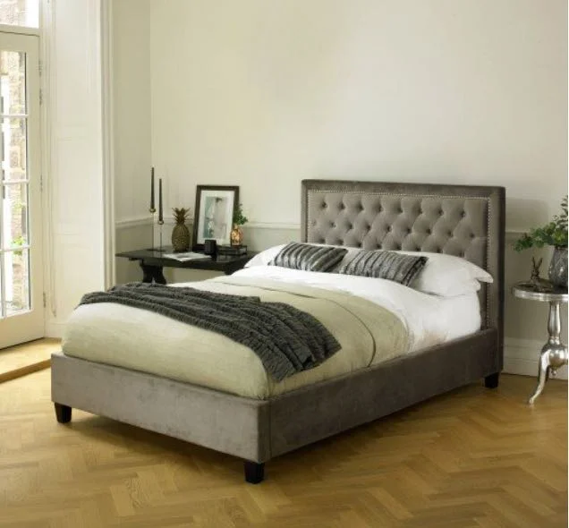 RIA FABRIC BED FRAMEPhoto credit: Carpetright