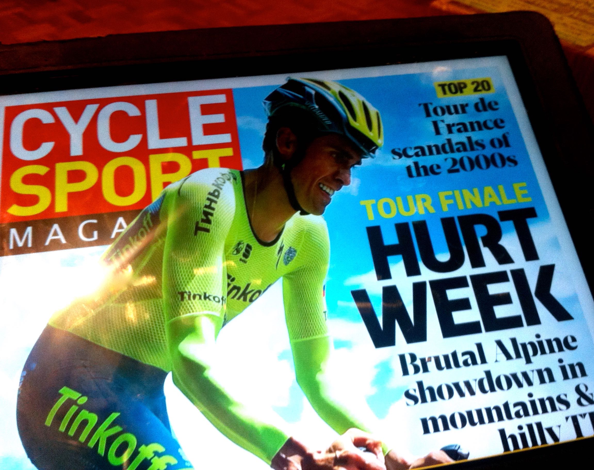 Cycle Sport Magazine is also available to read digitally on Readly