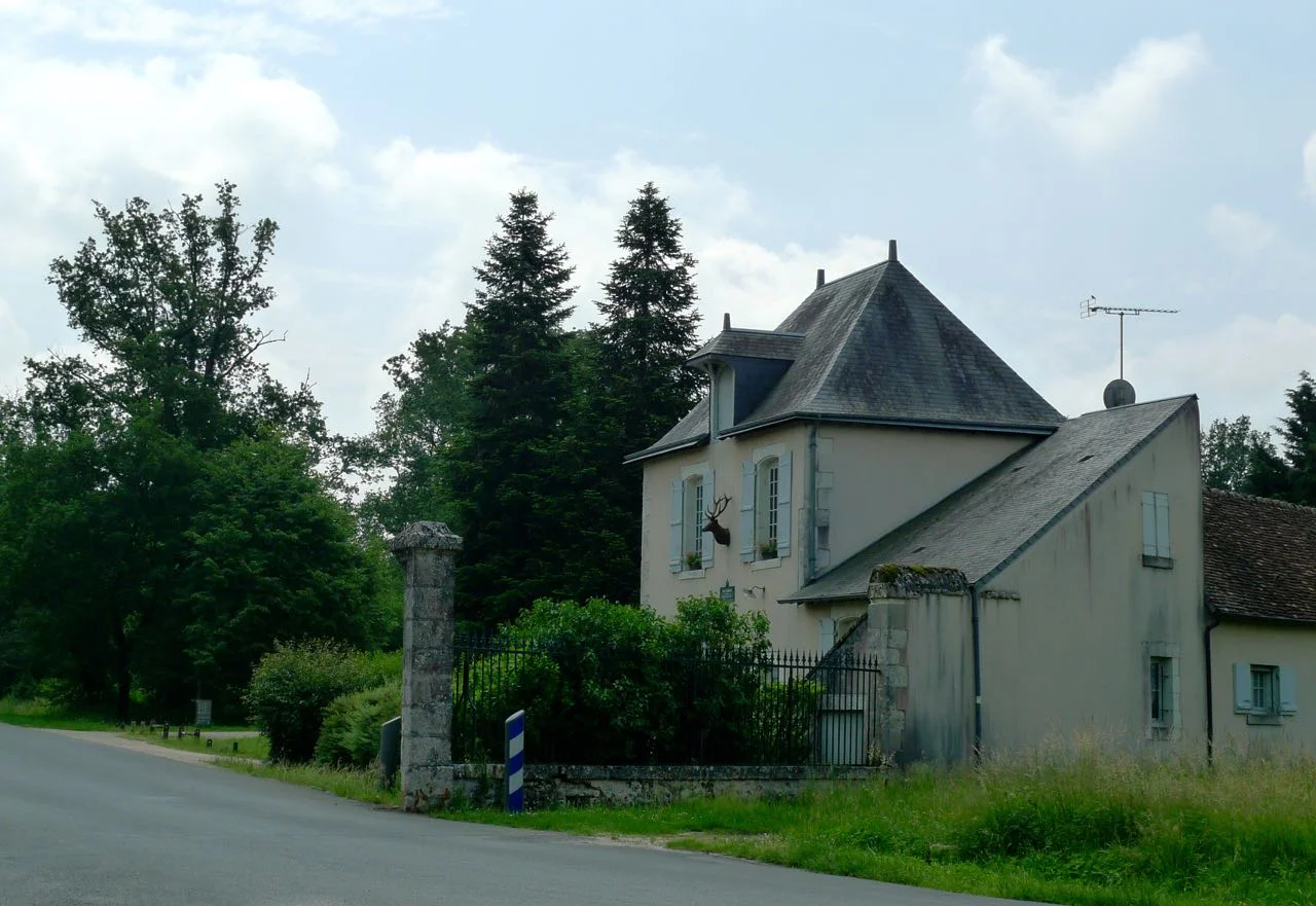 The Lodge at the entrance to the Chambord estate