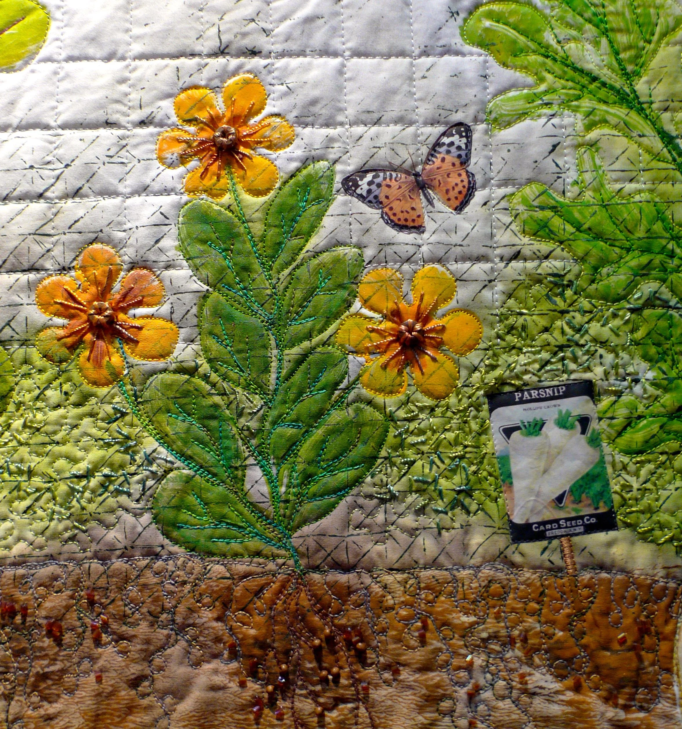 And there's companion planting flowers too